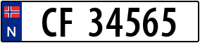 Truck License Plate
